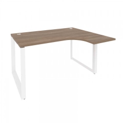 Стол эргономичный правый на О-образном м/к Рива ONIX O.MO-SA-3R Дуб Аризона/Белый