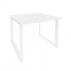 Стол переговорный 1 столешница Рива ONIX O.MO-PRG-1.1 Белый Бриллиант