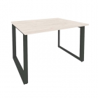 Стол переговорный 1 столешница Рива ONIX O.MO-PRG-1.2 Денвер Светлый/Антрацит