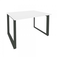 Стол переговорный 1 столешница Рива ONIX O.MO-PRG-1.2 Белый Бриллиант/Антрацит