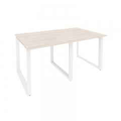 Стол переговорный 2 столешницы Рива ONIX O.MO-PRG-2.0 Денвер Светлый/Белый