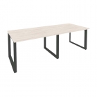 Стол переговорный 2 столешницы Рива ONIX O.MO-PRG-2.2 Денвер Светлый/Антрацит