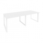 Стол переговорный 2 столешницы Рива ONIX O.MO-PRG-2.2 Белый Бриллиант