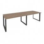 Стол переговорный 2 столешницы Рива ONIX O.MO-PRG-2.3 Дуб Аризона/Антрацит