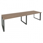 Стол переговорный 2 столешницы Рива ONIX O.MO-PRG-2.4 Дуб Аризона/Антрацит