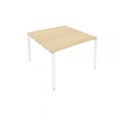 Переговорный стол 1 столешница Рива Metal System Б.ПРГ-1.2 Акация/Белый