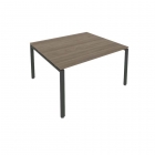 Переговорный стол 1 столешница Рива Metal System Б.ПРГ-1.3 Вяз/Антрацит