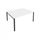 Переговорный стол 1 столешница Рива Metal System Б.ПРГ-1.4 Белый/Антрацит