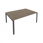 Переговорный стол 1 столешница Рива Metal SystemБ.ПРГ-1.5 Вяз/Антрацит