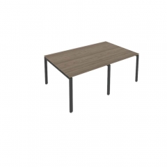 Переговорный стол 2 столешницы Рива Metal System Б.ПРГ-2.1 Вяз/Антрацит