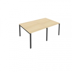 Переговорный стол 2 столешницы Рива Metal System Б.ПРГ-2.1 Наварра/Антрацит