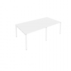 Переговорный стол 2 столешницы Рива Metal System Б.ПРГ-2.2 Белый