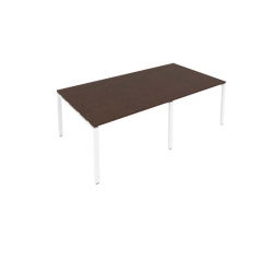 Переговорный стол 2 столешницы Рива Metal System Б.ПРГ-2.2 Венге/Белый