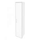 Шкаф высокий узкий правый Рива ONIX O.SU-1.10RR white Белый Бриллиант