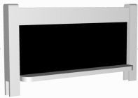 Съемный борт с грифельной доской RooRoom RooRoom VK-55р Розовый