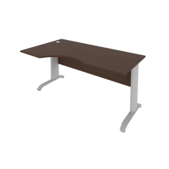 Стол криволинейный левый Рива Riva ПЛ.СА-1 Л Венге/Металлик