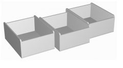 Ящики выкатные RooRoom RooRoom VK-111р Розовые