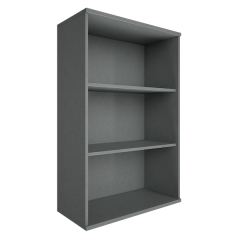 Стеллаж средний широкий Рива Riva А.СТ-2 Венге/Металлик