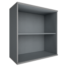 Стеллаж низкий широкий Рива Riva А. СТ-3 Клен/Металлик