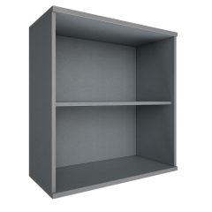 Стеллаж низкий широкий Рива Riva А. СТ-3 Клен/Металлик