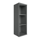 Стеллаж средний узкий Рива Riva А.СУ-2 Клен/Металлик