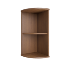 Стеллаж низкий угловой Рива Riva А.УС-3 Орех Гварнери