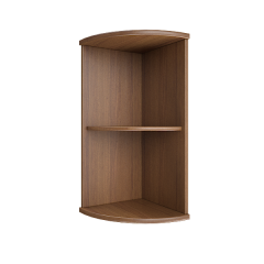 Стеллаж низкий угловой Рива Riva А.УС-3 Орех Гварнери