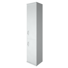 Шкаф высокий узкий правый Рива Riva А.СУ-1.3 Пр Белый