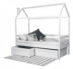 Кровать-домик RooRoom RooRoom кд-1С с ящиками Серая