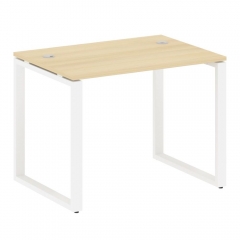 Стол письменный на О-образном м/к Рива METAL SYSTEM БО.СП-1 Акация/Белый