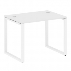 Стол письменный на О-образном м/к Рива METAL SYSTEM БО.СП-1 Белый/Белый