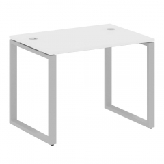 Стол письменный на О-образном м/к Рива METAL SYSTEM БО.СП-1 Белый/Серый