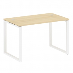 Стол письменный на О-образном м/к Рива METAL SYSTEM БО.СП-2 Акация/Белый
