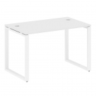 Стол письменный на О-образном м/к Рива METAL SYSTEM БО.СП-2 Белый/Белый