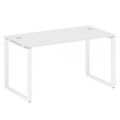 Стол письменный на О-образном м/к Рива METAL SYSTEM БО.СП-3 Белый/Белый