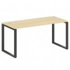 Стол письменный на О-образном м/к Рива METAL SYSTEM БО.СП-4 Акация/Антрацит