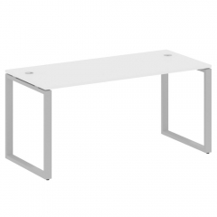 Стол письменный на О-образном м/к Рива METAL SYSTEM БО.СП-4 Белый/Серый