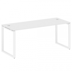 Стол письменный на О-образном м/к Рива METAL SYSTEM БО.СП-5 Белый/Белый