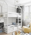 Кровать-домик RooRoom RooRoom кд-7 с ящиками Белый