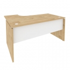 Стол эргономичный правый Рива ONIX O.SA-4R Тиквуд Светлый/Белый