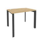 Стол рабочий на П-образном м/к Рива ONIX O.MP-SP-1.7 Тиквуд Светлый/Антрацит