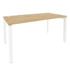 Стол рабочий на П-образном м/к Рива ONIX O.MP-SP-4.8 Тиквуд Светлый/Белый