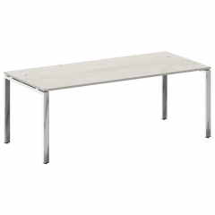 Стол рабочий руководителя Рива METAL SYSTEM DIRECT БП.СРР-6.9 Дуб Наварра