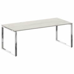 Стол рабочий руководителя Рива METAL SYSTEM DIRECT БО.СРР-6.9 Дуб Наварра