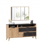 Зеркало настенное Любимый дом Шелли ЛД 692.090.000 Дуб Вотан