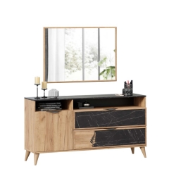 Зеркало настенное Любимый дом Шелли ЛД 692.090.000 Дуб Вотан