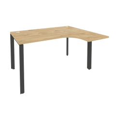 Стол эргономичный правый на П-образном м/к Рива ONIX O.MP-SA-3R Тиквуд Светлый/Антрацит