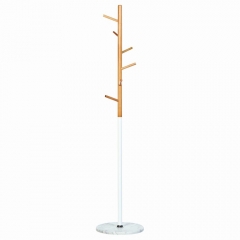 Вешалка-стойка BRABIX BRABIX CR-1906 на мраморном диске Белый