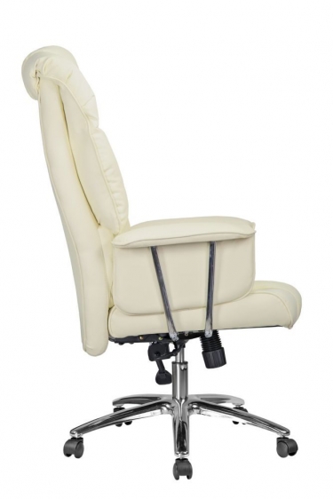 Кресло руководителя Рива Riva Chair 9502 экокожа Кремовый