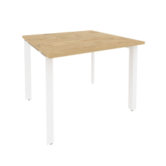 Стол переговорный 1 столешница Рива ONIX O.MP-PRG-1.1 Тиквуд Светлый/Белый